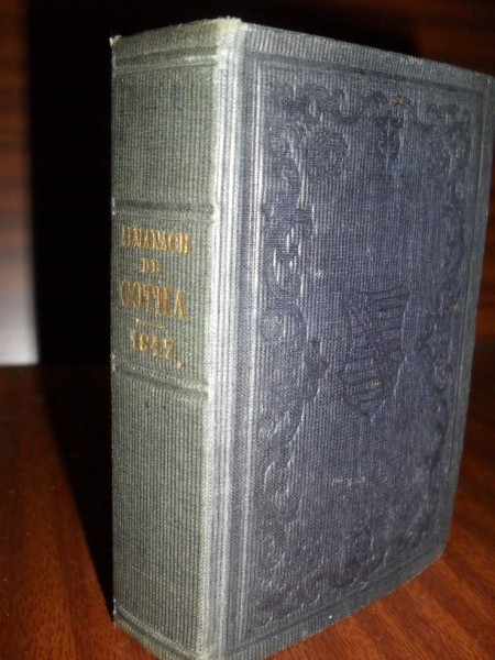 ALMANACH DE GOTHA. Annuaire Diplomatique et Statistique pour l'année 1847